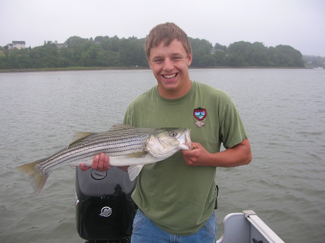 Chris with Striper